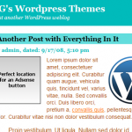 Example of an Adsense left aligned 125px button