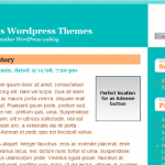 Example of a right aligned 125px Adsense button