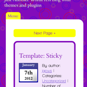 Violet/Yellow color scheme