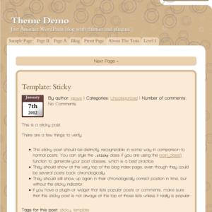 Tan color scheme