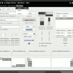 Screenshot of JGD-Black GTK+ 2 from A Widget Factory