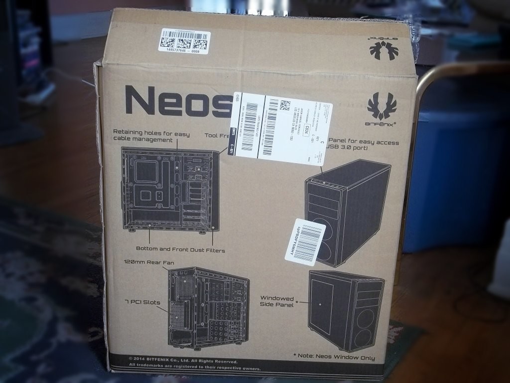 Computer case box- side