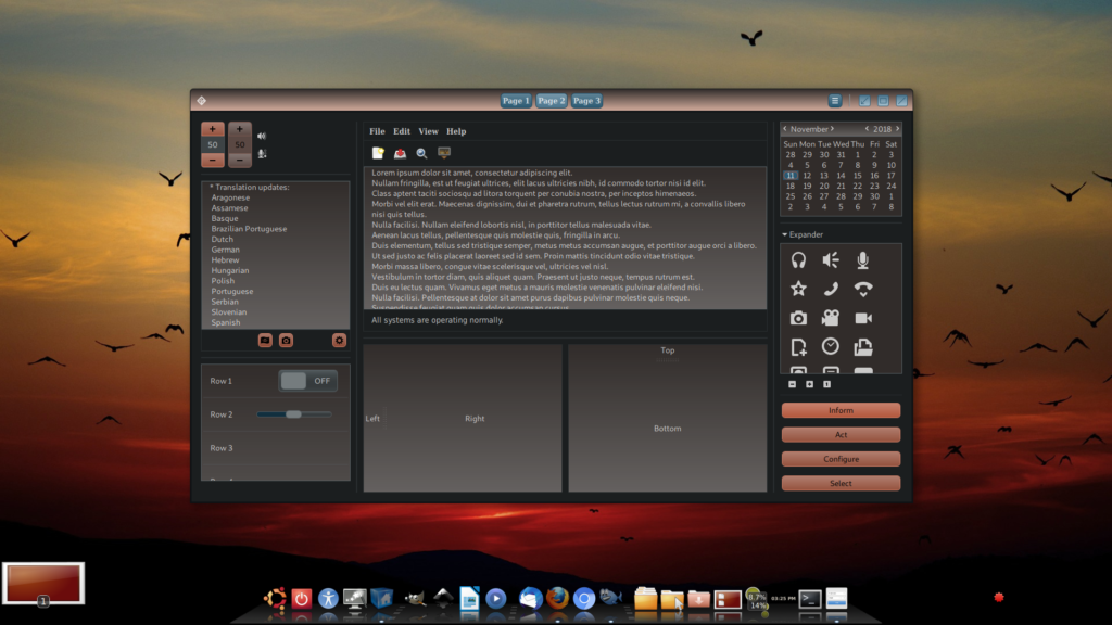 JGD-FallSunset in GTK3+ Widget Factory