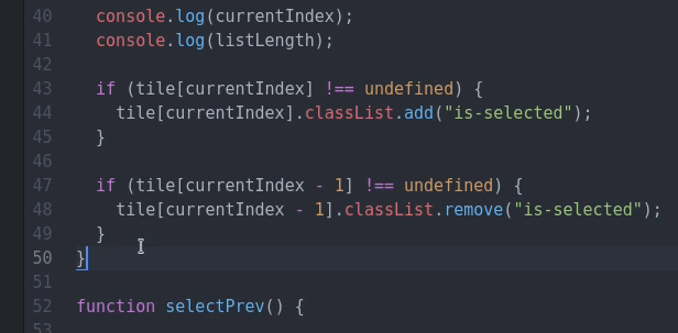 Checking the tile index for undefined (out of bounds) values