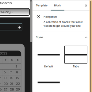 Mixin' Styles- GB Tabs style navigation option