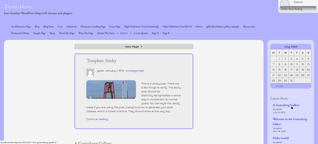 New color scheme live on the front end